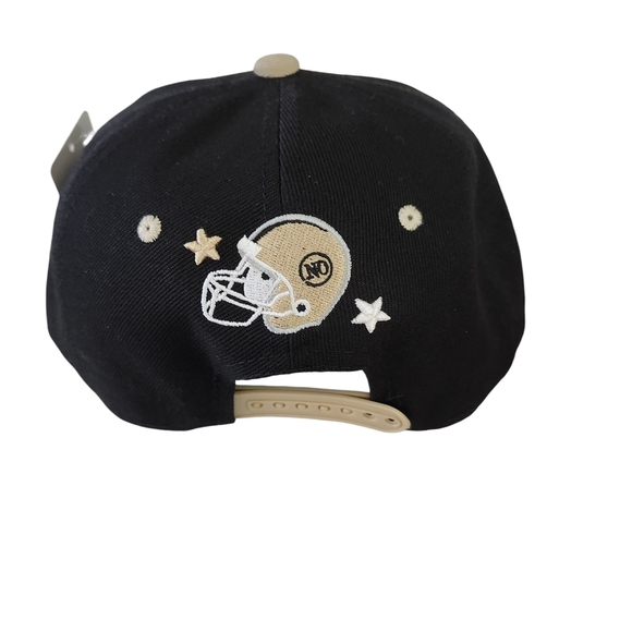 Men's Black and Tan New Orleans Snapback Hat - Picture 4 of 9